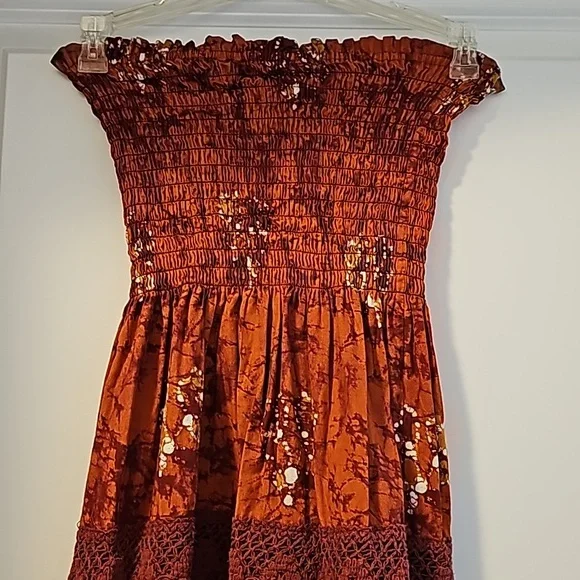 Cotton Strappless Sundress - Picture 2 of 4